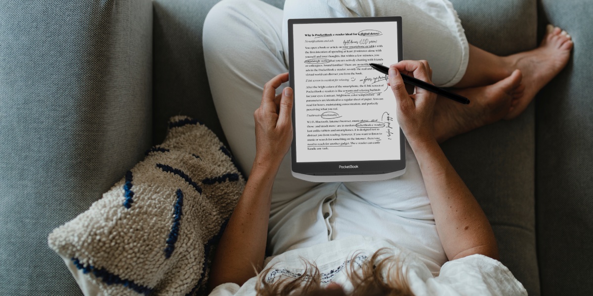 „PocketBook InkPad X Pro”: lieliskas iespējas lasīt un pierakstīt lielā 10,3 collu ekrānā