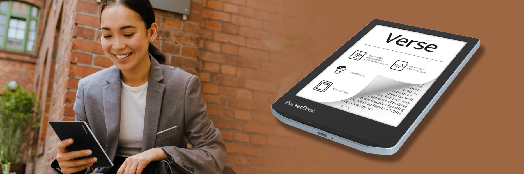 PocketBook Verse: jauns viegluma un lasīšanas ērtības līmenis