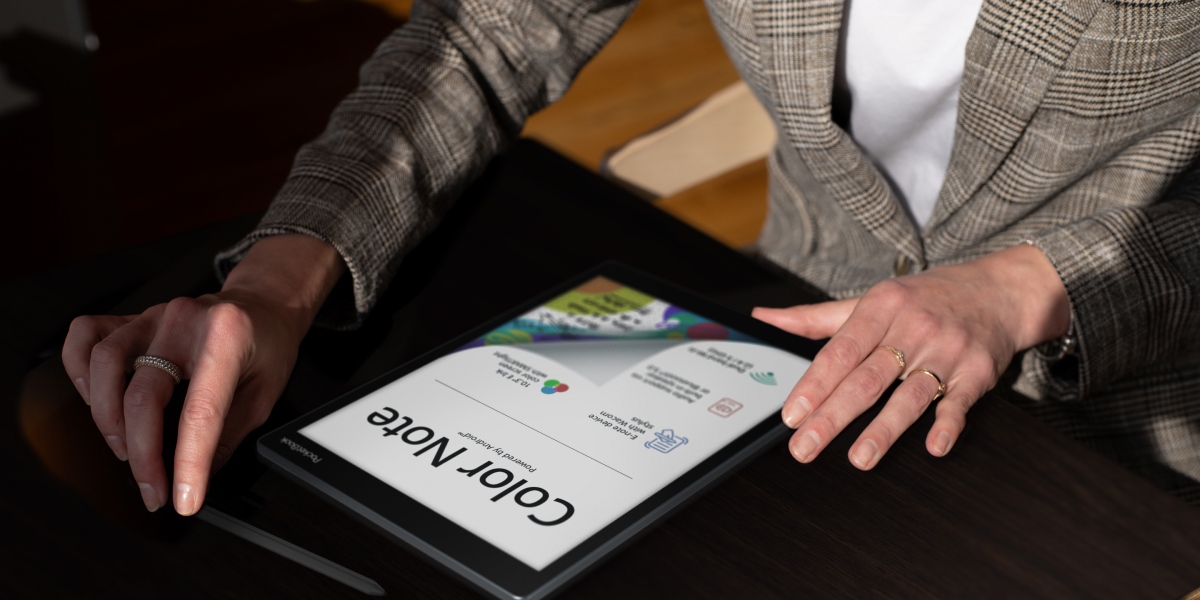 PocketBook Color Note: ideāli integrēta piezīmju veikšana krāsās uz liela E Ink Kaleido 3 ekrāna